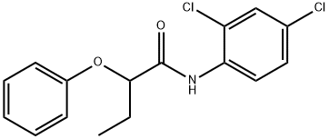 N-(2,4-dichlorophenyl)-2-phenoxybutanamide Struktur