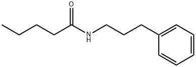 N-(3-phenylpropyl)pentanamide Struktur