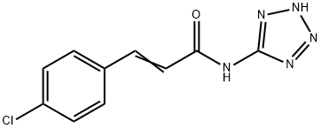 (E)-3-(4-chlorophenyl)-N-(2H-tetrazol-5-yl)prop-2-enamide Struktur