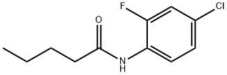 N-(4-chloro-2-fluorophenyl)pentanamide Struktur