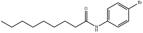 N-(4-bromophenyl)nonanamide Struktur