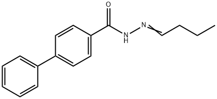 N-[(E)-butylideneamino]-4-phenylbenzamide Struktur