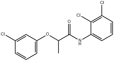 2-(3-chlorophenoxy)-N-(2,3-dichlorophenyl)propanamide Struktur