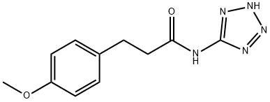 3-(4-methoxyphenyl)-N-(2H-tetrazol-5-yl)propanamide Struktur