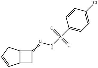 N-[(Z)-7-bicyclo[3.2.0]hept-3-enylideneamino]-4-chlorobenzenesulfonamide Struktur