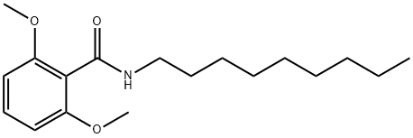 2,6-dimethoxy-N-nonylbenzamide Struktur