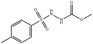 methyl N-[(4-methylphenyl)sulfonylamino]carbamate Struktur