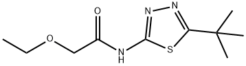 N-(5-tert-butyl-1,3,4-thiadiazol-2-yl)-2-ethoxyacetamide Struktur