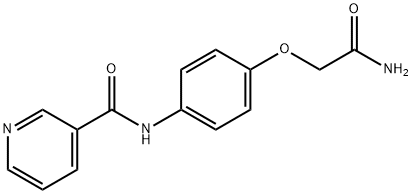 N-[4-(2-amino-2-oxoethoxy)phenyl]pyridine-3-carboxamide Struktur