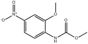 methyl N-(2-methoxy-4-nitrophenyl)carbamate Struktur