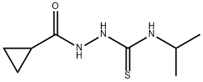 1-(cyclopropanecarbonylamino)-3-propan-2-ylthiourea Struktur