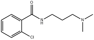 2-chloro-N-[3-(dimethylamino)propyl]benzamide Struktur