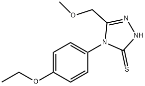 4-(4-ethoxyphenyl)-3-(methoxymethyl)-1H-1,2,4-triazole-5-thione Struktur