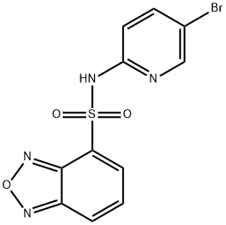 N-(5-bromopyridin-2-yl)-2,1,3-benzoxadiazole-4-sulfonamide Struktur