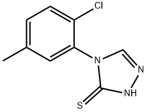 4-(2-chloro-5-methylphenyl)-1H-1,2,4-triazole-5-thione Struktur