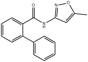 N-(5-methyl-1,2-oxazol-3-yl)-2-phenylbenzamide Struktur