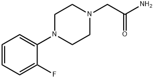 2-[4-(2-fluorophenyl)piperazin-1-yl]acetamide Struktur