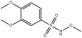 N,3,4-trimethoxybenzenesulfonamide Struktur