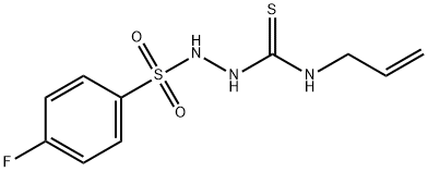 1-[(4-fluorophenyl)sulfonylamino]-3-prop-2-enylthiourea Struktur