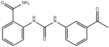 2-[(3-acetylphenyl)carbamoylamino]benzamide Struktur