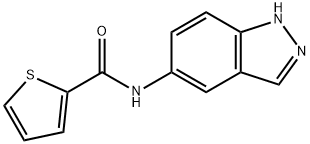 N-(1H-indazol-5-yl)thiophene-2-carboxamide Struktur