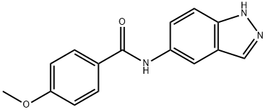 N-(1H-indazol-5-yl)-4-methoxybenzamide Struktur