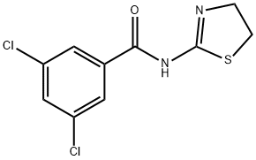 3,5-dichloro-N-(4,5-dihydro-1,3-thiazol-2-yl)benzamide Struktur