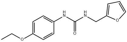 1-(4-ethoxyphenyl)-3-(furan-2-ylmethyl)urea Struktur