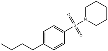 1-(4-butylphenyl)sulfonylpiperidine Struktur