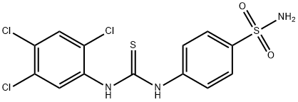 1-(4-sulfamoylphenyl)-3-(2,4,5-trichlorophenyl)thiourea Struktur