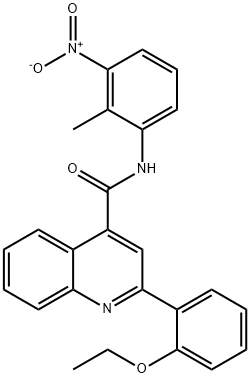 2-(2-ethoxyphenyl)-N-(2-methyl-3-nitrophenyl)quinoline-4-carboxamide Structure