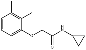 N-cyclopropyl-2-(2,3-dimethylphenoxy)acetamide Struktur