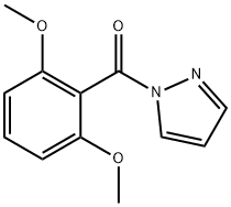 (2,6-dimethoxyphenyl)-pyrazol-1-ylmethanone Struktur