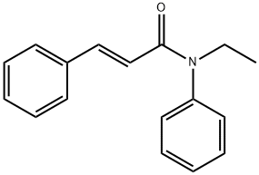 (E)-N-ethyl-N,3-diphenylprop-2-enamide Struktur