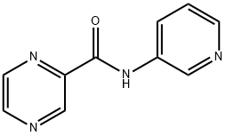 N-pyridin-3-ylpyrazine-2-carboxamide Struktur