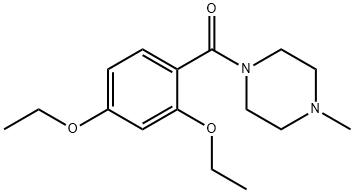 (2,4-diethoxyphenyl)-(4-methylpiperazin-1-yl)methanone Struktur