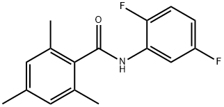 N-(2,5-difluorophenyl)-2,4,6-trimethylbenzamide Struktur