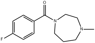 (4-fluorophenyl)-(4-methyl-1,4-diazepan-1-yl)methanone Struktur