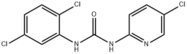 1-(5-chloropyridin-2-yl)-3-(2,5-dichlorophenyl)urea Struktur