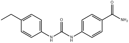 4-[(4-ethylphenyl)carbamoylamino]benzamide Struktur