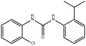 1-(2-chlorophenyl)-3-(2-propan-2-ylphenyl)urea Struktur