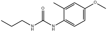 1-(4-methoxy-2-methylphenyl)-3-propylurea Struktur