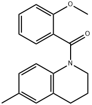 (2-methoxyphenyl)-(6-methyl-3,4-dihydro-2H-quinolin-1-yl)methanone Struktur