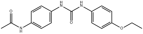 N-[4-[(4-ethoxyphenyl)carbamoylamino]phenyl]acetamide Struktur