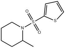 2-methyl-1-thiophen-2-ylsulfonylpiperidine Struktur