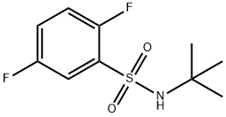 N-tert-butyl-2,5-difluorobenzenesulfonamide Struktur