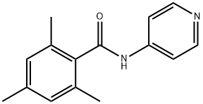 2,4,6-trimethyl-N-pyridin-4-ylbenzamide Struktur