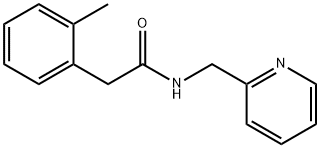 2-(2-methylphenyl)-N-(pyridin-2-ylmethyl)acetamide Struktur