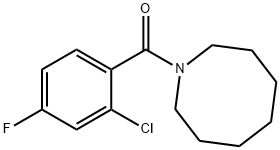 azocan-1-yl-(2-chloro-4-fluorophenyl)methanone Struktur