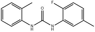 1-(2-fluoro-5-methylphenyl)-3-(2-methylphenyl)urea Struktur